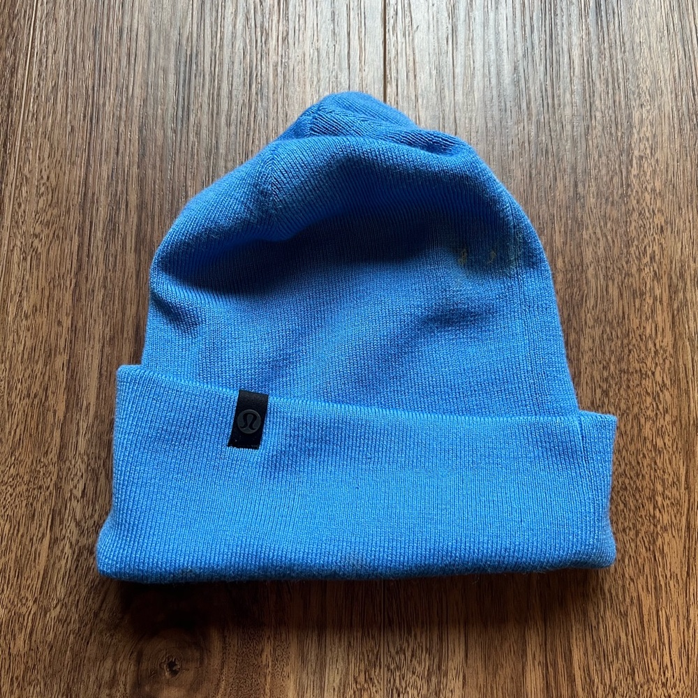 lululemon athletica Bright Blue Knit Beanie